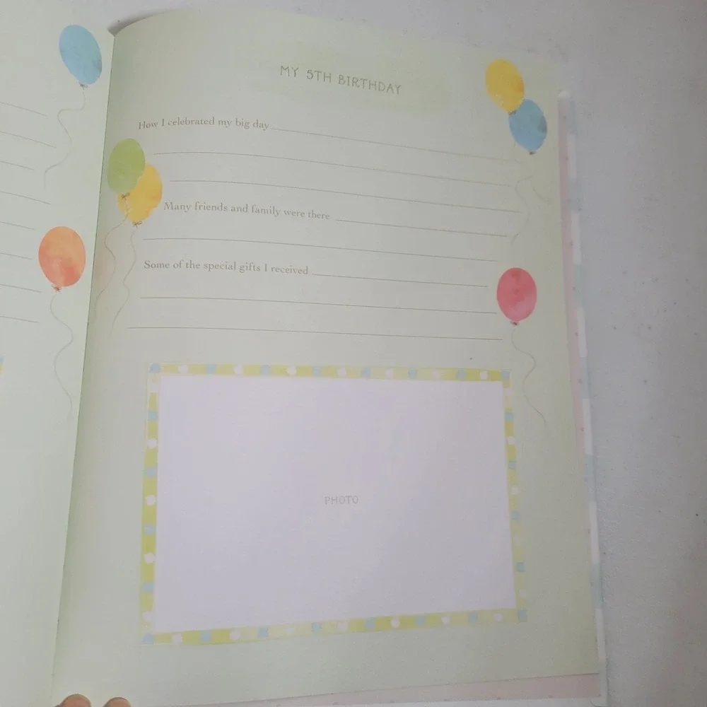 Stepping Stones‎ Memory Book Baby's First Year Forest Animals Record Book 0533